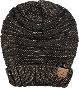 img 1 attached to 🧣 NYFASHION101 Thick Winter Beanie Hat - Oversized, Baggy, Slouchy Style for Extra Warmth