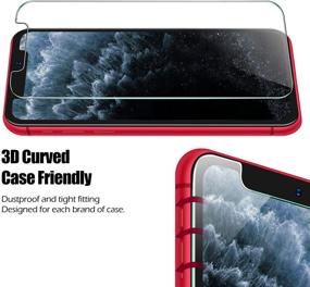 img 3 attached to IPhone 11 Pro Max HD Clear Tempered Glass Screen Protector Camera Lens Protectors By YEYEBF