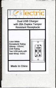 img 1 attached to Teklectric Speed Receptacle - Tamper-Resistant, Industrial-Grade Electrical Outlet