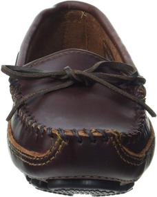 img 3 attached to 👞 Мокасины и туфли для мужчин Minnetonka с двойным дном из кожи скота