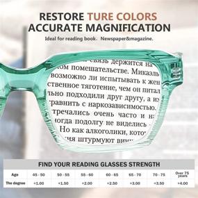 img 1 attached to Eyekepper Oversized Reading Glasses Women Vision Care and Reading Glasses