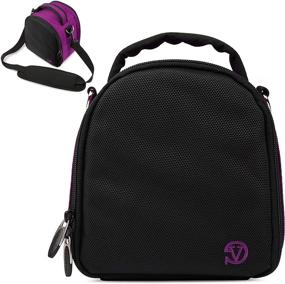 img 4 attached to 📷 VanGoddy Plum Purple Carrying Case Bag for Panasonic LUMIX Cameras