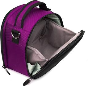 img 2 attached to 📷 VanGoddy Plum Purple Carrying Case Bag for Panasonic LUMIX Cameras