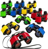 🔍 kicko 12 toy binoculars with neck string 3.5 x 5 inches - ultimate fun for kids: discover nature, explore the outdoors and foster imagination! logo