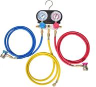 🌡️ aain lx104v r134a r404a r407 ac manifold gauge set with 5ft hoses - ideal hvac gauges for r134a refrigerant logo