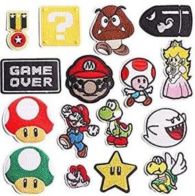 img 1 attached to 👕 Iron On Patches for Clothing, Set of 16 Decorative Embroidered Cartoon Anime Patches for Kids Jackets, Shirts, and Backpacks