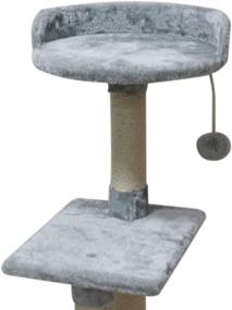 img 2 attached to FISH&amp;NAP Cat Tree Cat Tower Cat Condo With Sisal 🐟 Scratching Posts, Jump Platform, and Grey Cat Furniture Activity Center Play House