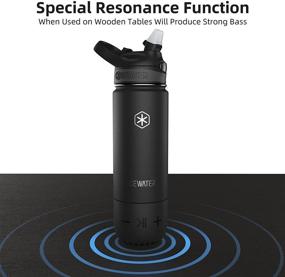 img 2 attached to 🔊 Icewater 3-in-1 Smart Water Bottle: Hydration Reminder + Bluetooth Speaker Combo for a Refreshing Twist!