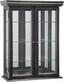 img 4 attached to 🖼️ Elegant Ebony Black Country Tuscan Wall Curio Cabinet by Design Toscano: Showcasing Distinctive Style