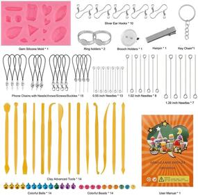 img 3 attached to 🎨 ESANDA Polymer Clay Kit: 88 Colors DIY Modeling Clay with Sculpting Tools and Accessories - Kids Oven Bake Clay for Creative Projects