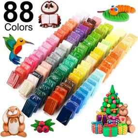 img 2 attached to 🎨 ESANDA Polymer Clay Kit: 88 Colors DIY Modeling Clay with Sculpting Tools and Accessories - Kids Oven Bake Clay for Creative Projects