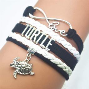 img 3 attached to HHHbeauty Tortoise Bracelet Infinity Jewelry