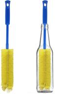 flexible long bottle brush cleaner for effective bottle scouring logo