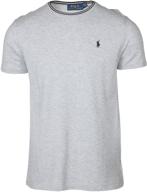 polo crewneck shirt small black men's clothing logo