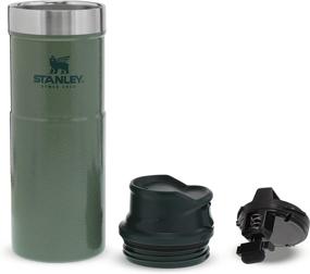 img 1 attached to 🌱 Stanley Classic Trigger Action Travel Mug: 0.47L Hammertone Green Flask - Perfect Size and Design for On-The-Go