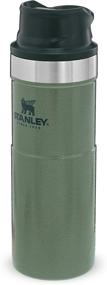 img 4 attached to 🌱 Stanley Classic Trigger Action Travel Mug: 0.47L Hammertone Green Flask - Perfect Size and Design for On-The-Go