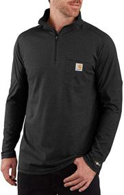 img 1 attached to 👕 Stylish and Comfortable Carhartt Relaxed Sleeve Quarter T Shirt for Men - T-Shirts & Tanks