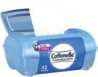 cottonelle freshcare flushable wipes for adults, alcohol-free wet wipes - 42 count pack of 1 logo