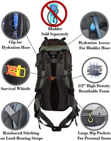 img 2 attached to 🎒 DURATON Lightweight Backpack for Resilient Backpacking