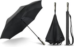 img 4 attached to 🌂 LFLFWY Eco-Friendly Windproof Inverted Umbrella