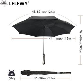 img 2 attached to 🌂 LFLFWY Eco-Friendly Windproof Inverted Umbrella