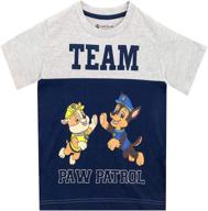 paw patrol boys t shirt grey logo