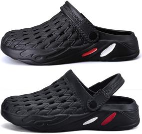 img 3 attached to 👞 VONMAY Antislip Summer Sandals Slippers: Reliable Men's Footwear