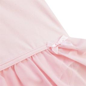 img 1 attached to 🩰 FEESHOW Girls Gymnastics Ballet Dance Tank Leotard Dress with Built-in Tutu Skirt - Basic Style