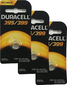 img 1 attached to 🔋 Duracell 395/399 Серебрянная кнопочная батарейка, 1.5V, пачка из 3 штук