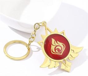 img 3 attached to Genshin Impact Figure Keychain Men's Accessories - Vision-themed