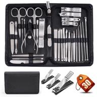 woama 30 piece manicure professional stainless logo