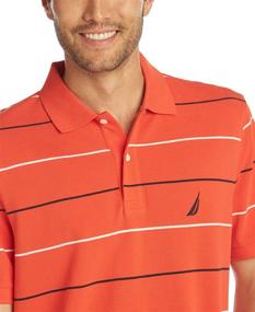img 1 attached to Nautica Classic Sleeve Cotton Stripe Men's Clothing and Shirts