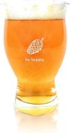 🍺 optimal pint - flavorsome beer glass enhancing taste with advanced nucleated hop leaf - over 100 nucleation points logo