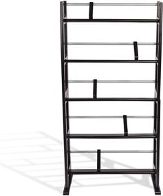 img 1 attached to 📀 Atlantic Element Media Storage Rack - Holds Up to 230 CDs or 150 DVDs, Modern Wood & Metal Design with Stable Wide Feet, PN35535601 in Espresso - Enhanced for SEO