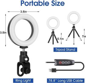 img 1 attached to 💡 Enhance Your Video Conferences with the Portable Video Conference Lighting Kit and Ring Light for Computer and Laptop, Perfect for Remote Working