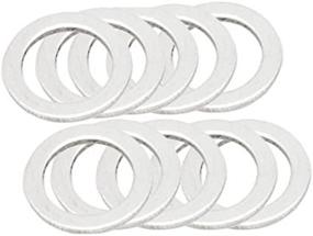 img 2 attached to 🔩 Bolt Motorcycle Hardware M10 x 14.5mm Banjo Bolt Crush Washer (Pack of 10), DPWM10.145-10