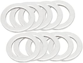 img 1 attached to 🔩 Bolt Motorcycle Hardware M10 x 14.5mm Banjo Bolt Crush Washer (Pack of 10), DPWM10.145-10