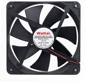 img 2 attached to Wathai 140mm Case Fan: 🌀 High-Performance 12V DC Brushless Cooling Fan 140x25mm