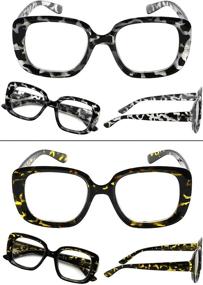 img 2 attached to Ladies Reading Glasses - Set of 4 LUR Women's Readers