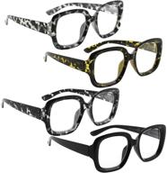 ladies reading glasses - set of 4 lur women's readers logo