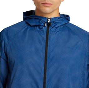 img 1 attached to 🧥 Bold and Practical ASICS Men's Packable Jacket with Eye-Catching Print - Ideal for Men's Clothing