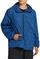 🧥 bold and practical asics men's packable jacket with eye-catching print - ideal for men's clothing logo