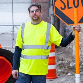 img 2 attached to 👕 Pioneer Vis Safety Shirt: Optimal High Visibility Occupational Health & Safety Apparel