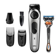 🪒 braun beard trimmer bt5260: cordless hair clippers for men with rechargeable mini foil shaver and detail trimmer, includes gillette proglide razor logo