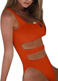 img 2 attached to 🔥 BEAGIMEG Women's Sexy Cut Out Sleeveless Bodysuit: Perfect for Party and Clubwear!