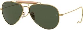 img 3 attached to 🕶️ Исследуйте с стилем: Солнцезащитные очки Ray Ban Outdoorsman Aviator 58