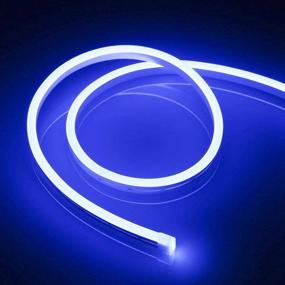 img 3 attached to 🌈 Elevate your space with iNextStation Neon LED Strip Light: 16.4ft Waterproof Flexible Blue Light for Indoor/Outdoor Decor - No Power Adapter Included