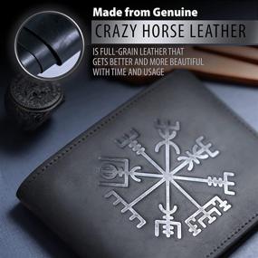 img 3 attached to Genuine Crazy Horse Leather Wallet