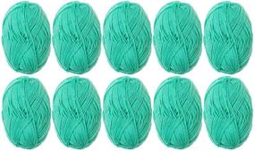 img 3 attached to 🧶 High-Quality Knit Picks Brava Sport 100% Acrylic Yarn - 10 Skeins (Tranquil) for Creative Knitting Projects