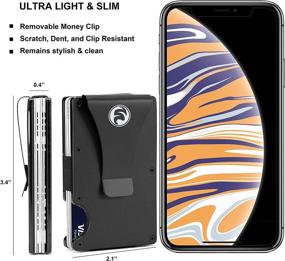 img 1 attached to 🧔 Multi-Functional Minimalist Wallet for Men: Stylish Blocking Multitool in Wallets, Card Cases & Money Organizers